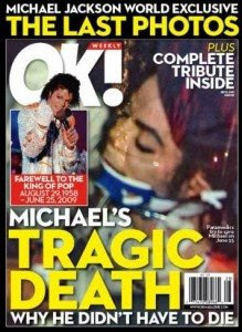 Ok Magazine Michael Jackson cover picture