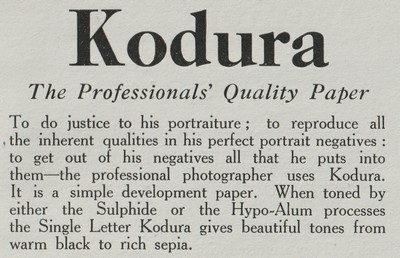 Kodak Kodura Photographic Paper