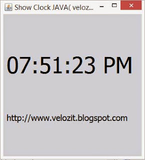 Create a clock using Java for your application