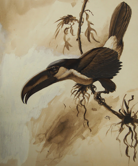 Conrad Roland Pennsylvania Painter, Ornithology Painter, Whippoorwill image