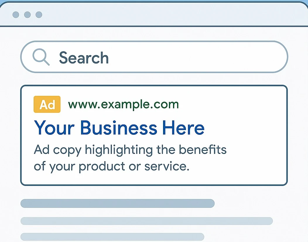 A Google Ads dashboard showing campaign structure, ad groups, and performance metrics for optimized management.