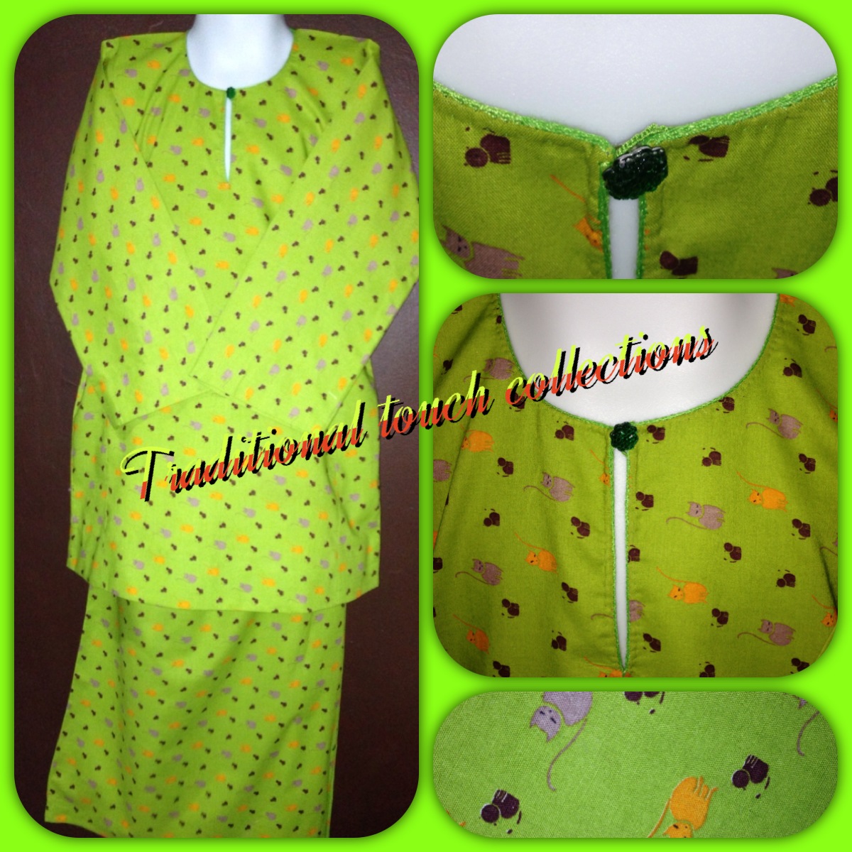 Traditional Touch Collections Baju  Kurung  Kanak kanak 