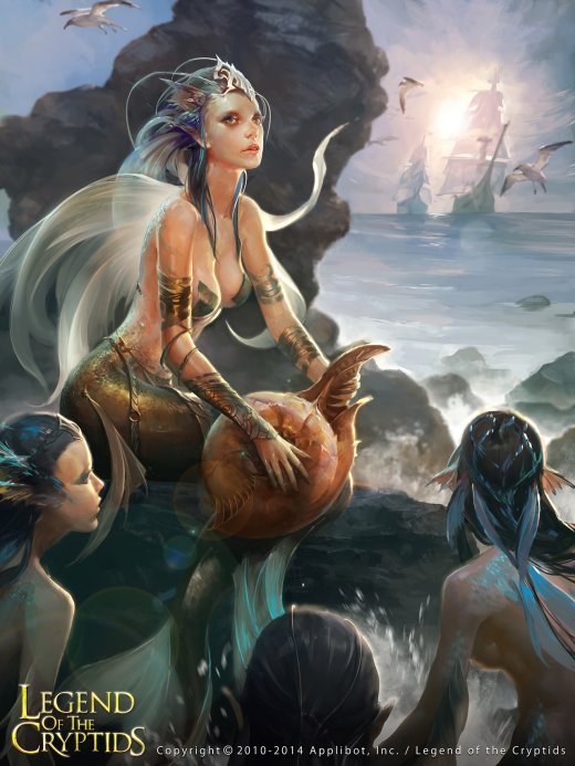 Cheng Xu crow god deviantart ilustrações fantasia games legend of the cryptids mulheres sensuais fantásticas