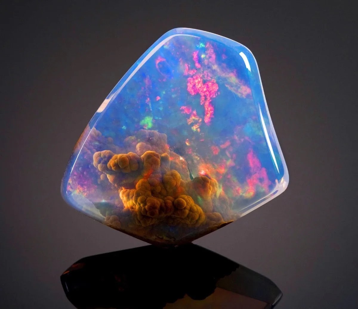 The Contraluz Opal Looks Like It Has A Universe Inside It.