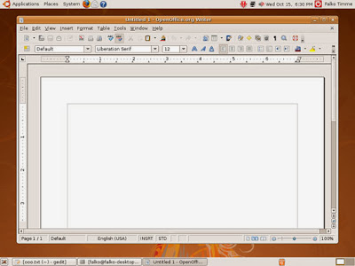 Open Office Ubuntu 14