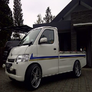 Foto modifikasi  mobil pick up  ceper mega carry 1 5  grand 