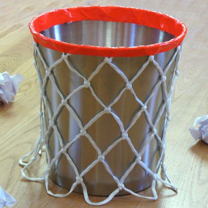 Troy's Slam Dunk Wastebasket Craft