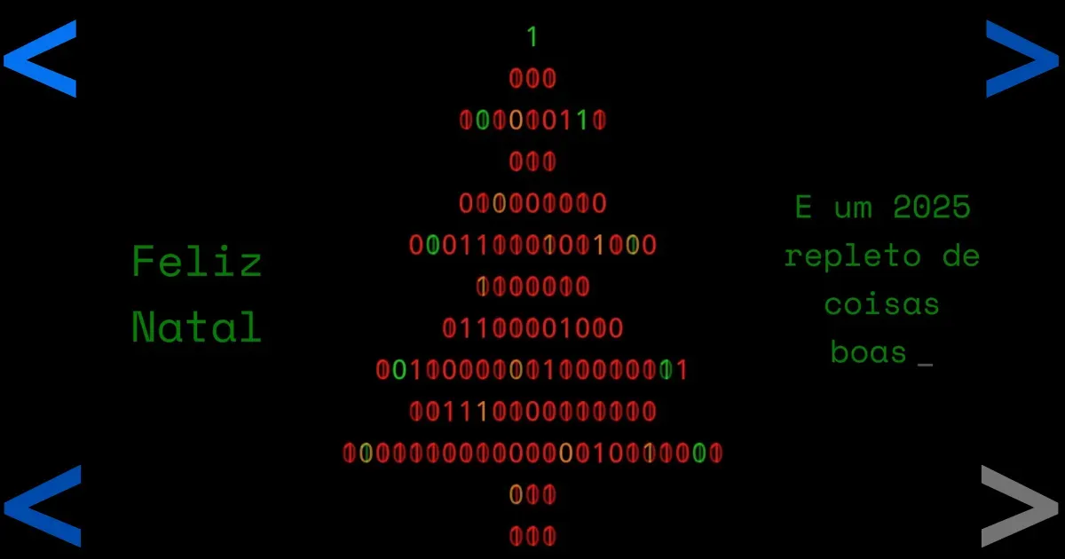 Feliz Natal Binário