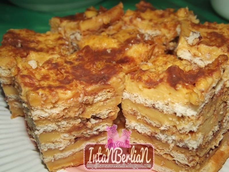 Puding jagung biskut marie