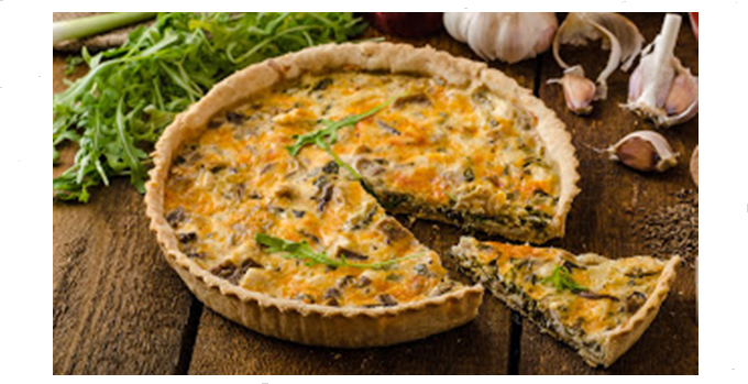 QUICHÉ LORRAINE CON ESPINACAS