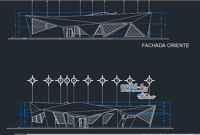 New gym modern in AutoCAD 