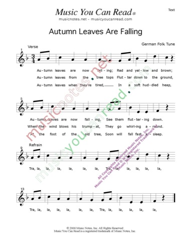 Autumn Leaves Song2