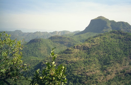 The Satpura range in Madhya Pradesh