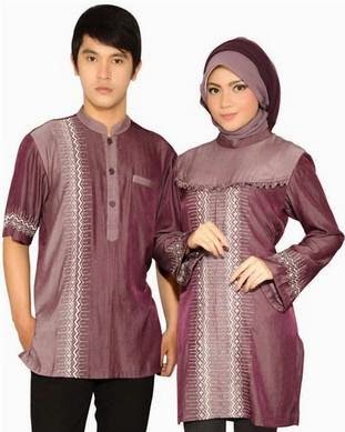 15 Model  Baju  Muslim  Couple  Tren Terbaru 2019