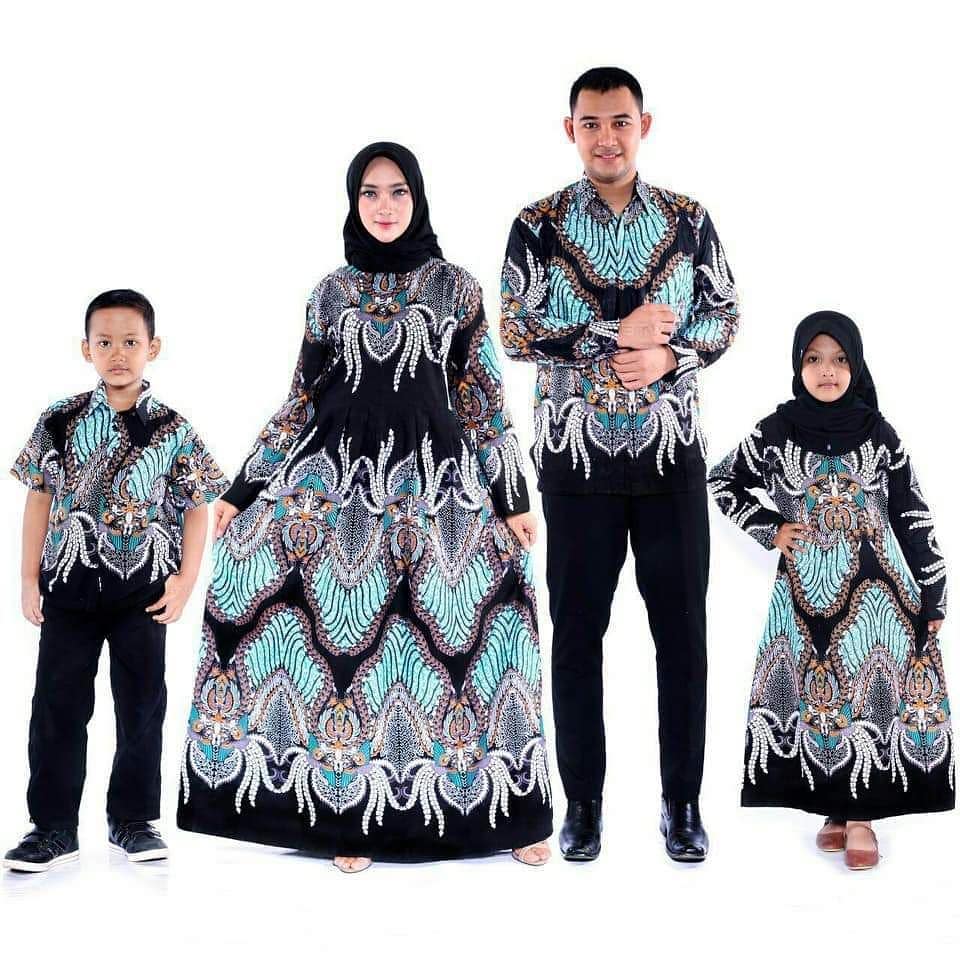  Model  gamis  batik  anak  kombinasi  polos  terbaik 2022 