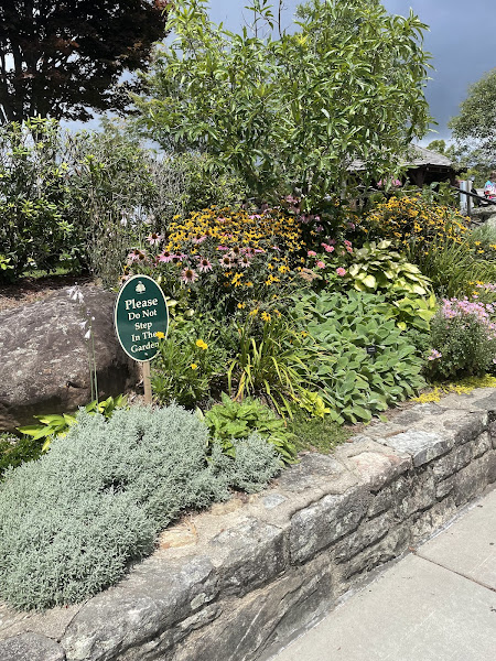 Flower garden in blowing rock.