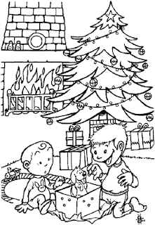 Christmas Images for Coloring, part 3