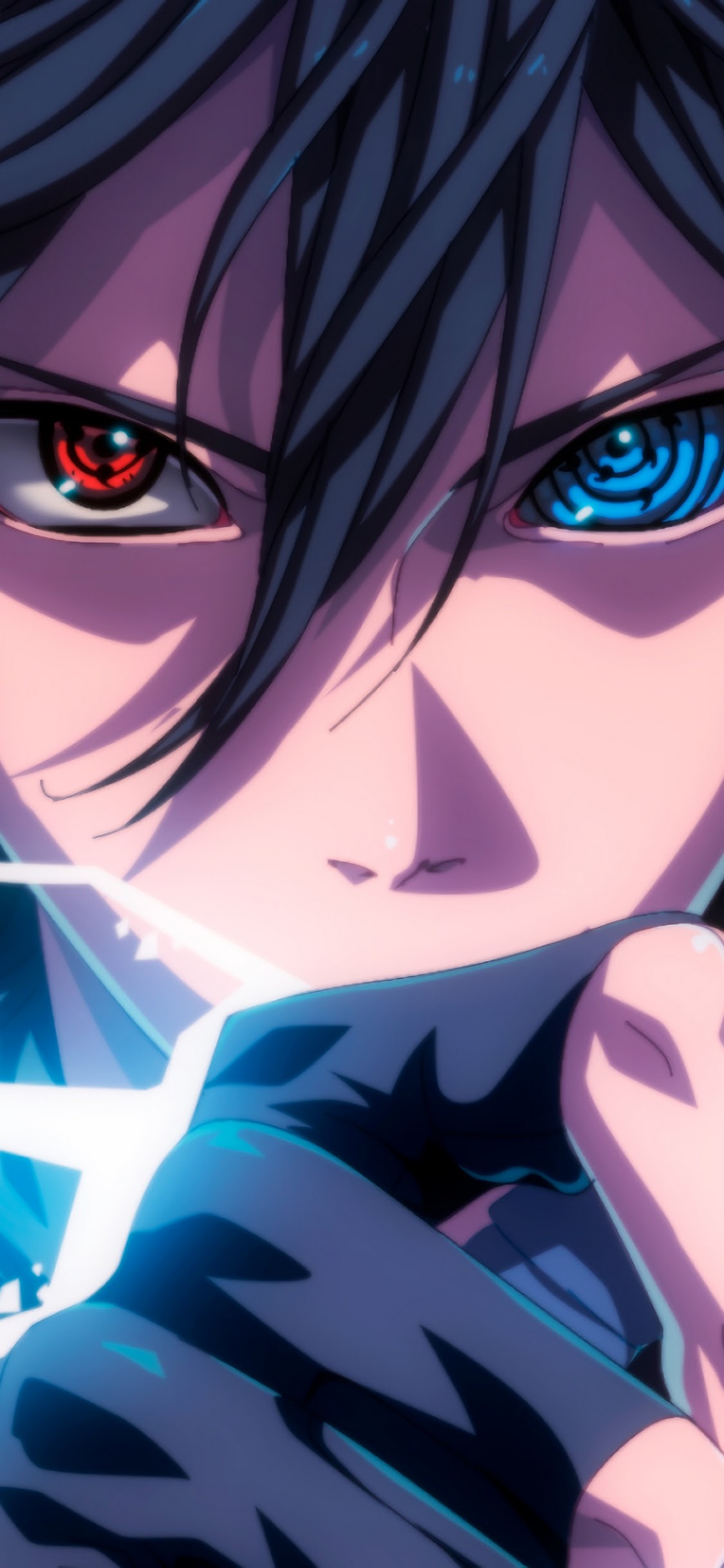 Sasuke Sharingan Rinnegan Eyes Lightning 4k Wallpaper 33
