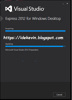 cara instal visual studio express 2012