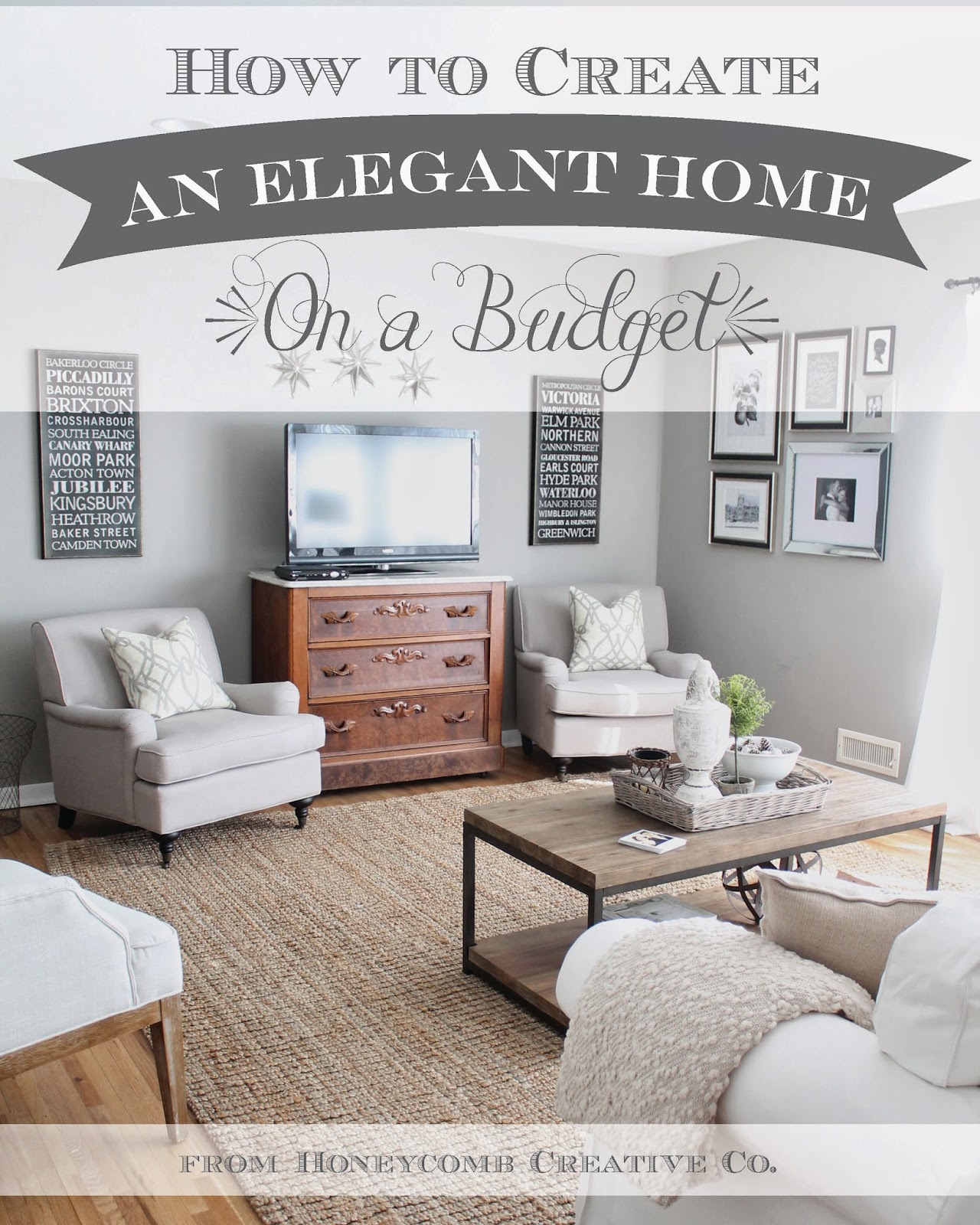 12th and White How To Create an Elegant Home  on a Budget  
