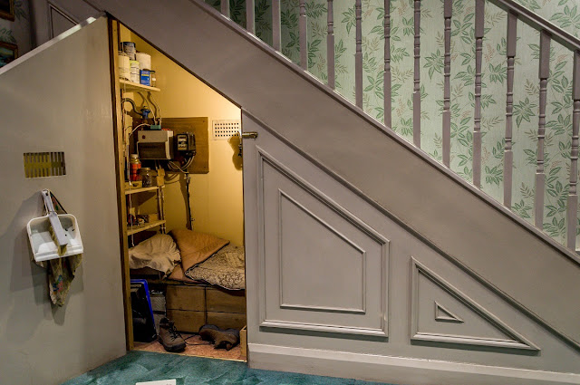 Alacena bajo las escaleras donde dormía Harry Potter