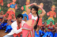 Anjali Hot Navel show Photos Madha Gaja Raja Movie