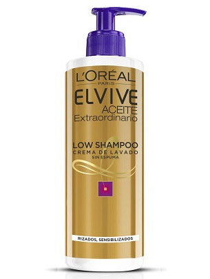 L'Oréal Low Shampoo crema lavado cabello rizado sensibilizado