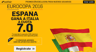 betfair España gana Italia supercuota 7 Eurocopa 2016 27 junio