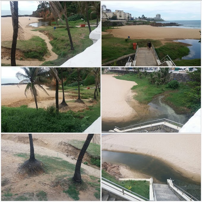 Praia da Paciência reabre com os mesmos problemas de sempre