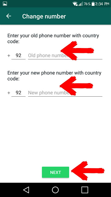 Change your WhatsApp number without losing your data