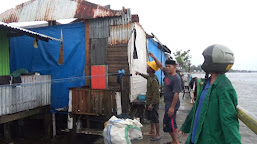 Sembilan Rumah Warga Ujung Disapu Angin Puting Beliung