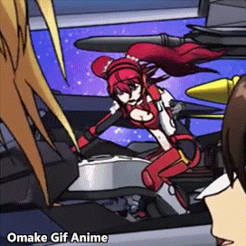 Omake Gif Anime - Cross Ange - Episode 25 [END] - Hilda Disapproves