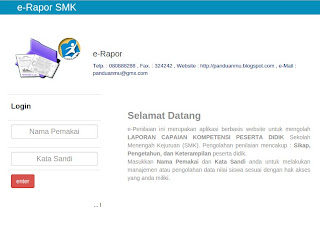 aplikasi rapor SMK kemdikbud kurikulum 2013