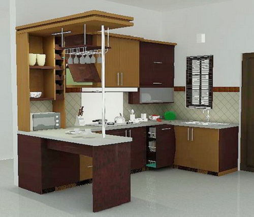 53 Model  Dapur Desain Kitchen  Set  Minimalis ini Sangat 