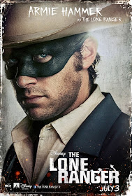 Lone Ranger Armie Hammer poster