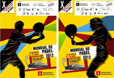 Cartel Mundial Padel Barcelona 2012