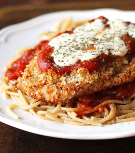 OVEN BAKED CHICKEN PARMESAN