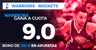 Paston Megacuota NBA: Golden State Warriors vs Houston Rockets 18 octubre