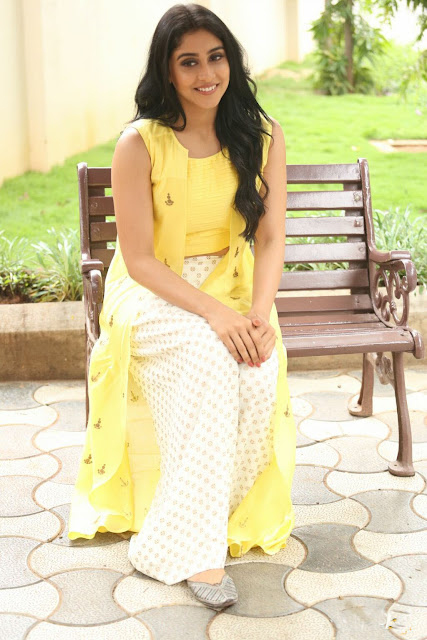 Regina Cassandra in Palazzos and Crop Top