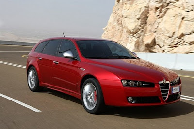 Alfa Romeo 159 Sportwagon Red Wallpaper