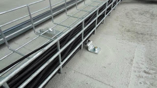 Cable Rail on Membrane Roof