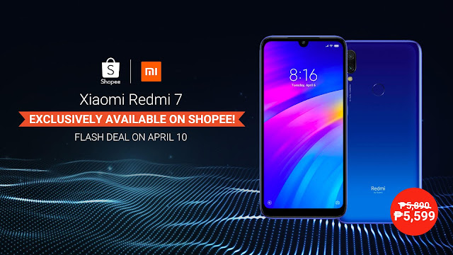 Xioami Redmi 7 Flash Sale Deal on Shopee