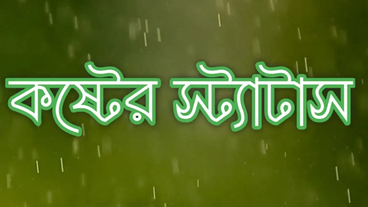 কষ্টের স্ট্যাটাস