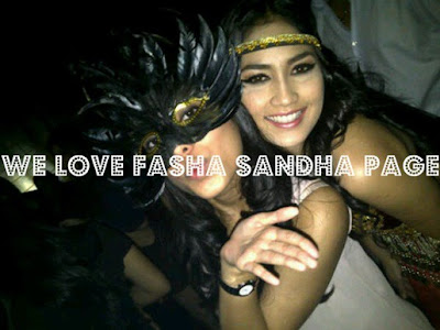 Gambar Fasha Sandha Di Parti Halloween