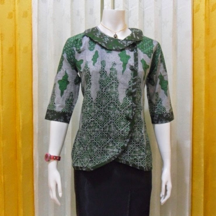 Model Baju  Hamil  Batik  Kantor Model Baju  Hamil  Terbaru