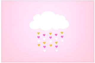 Blesing Rain for Girls Free Printable  Labels.