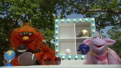 Sesame Street Episode 4265. Murray's Cubbies game is played with sports equipment.