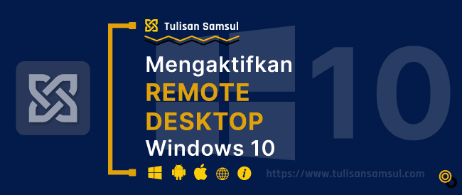 Cara mengaktifkan Remote Desktop melalui Command Prompt di Windows 10