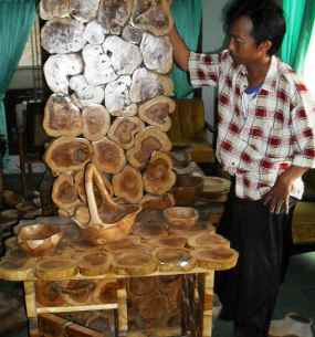 pengusaha mebel bekas limbah kayu jati