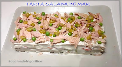 tarta salada de mar #cocinadefrigorifico